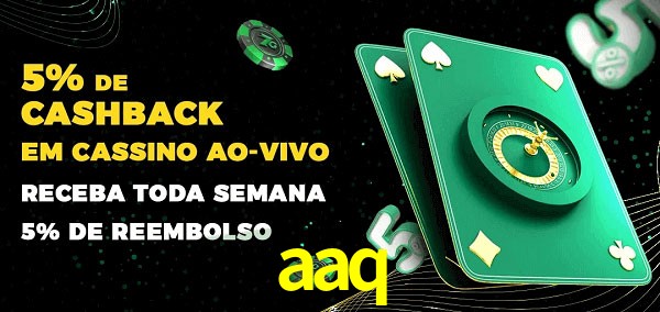 Promoções do cassino ao Vivo aaq